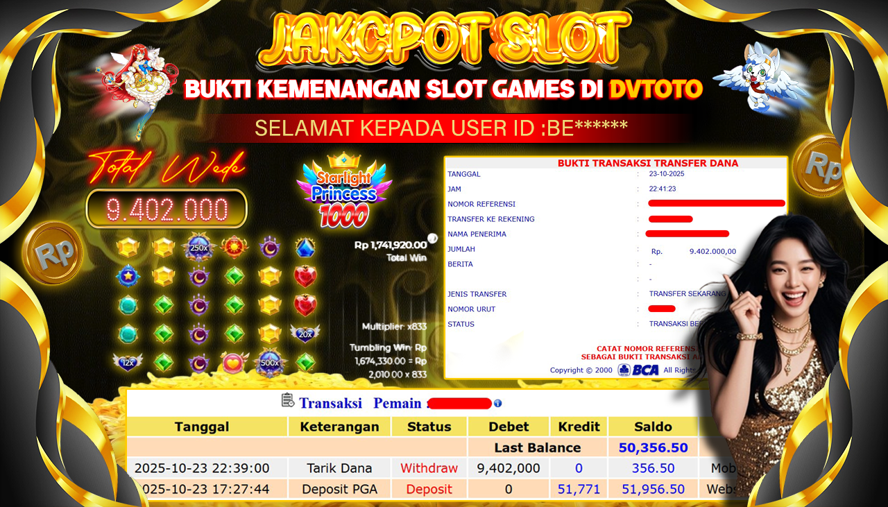 DVTOTO : BUKTI JACKPOT REAL TIME !