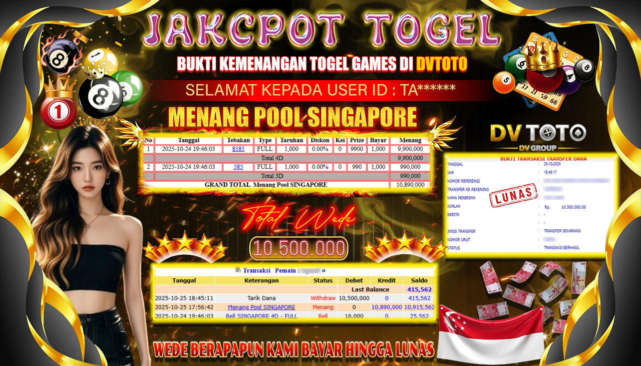 DVTOTO : BUKTI JACKPOT REAL TIME !