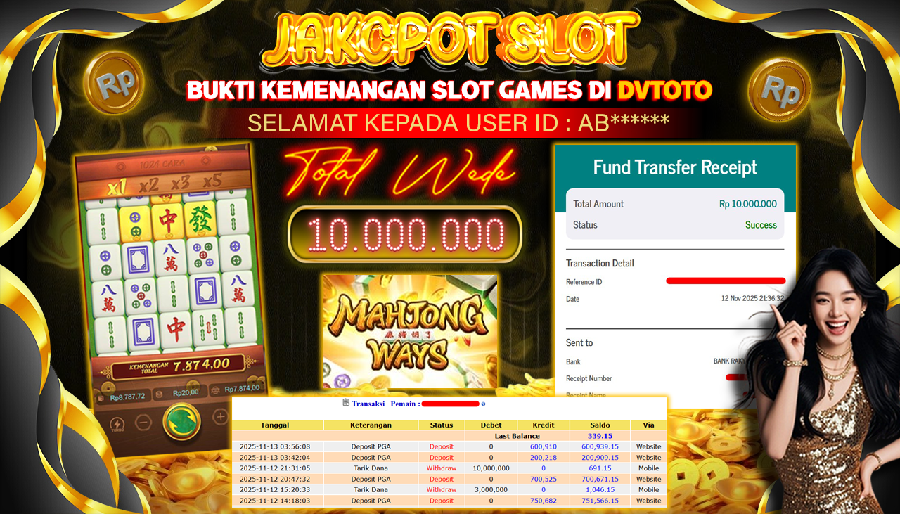 DVTOTO : BUKTI JACKPOT REAL TIME !