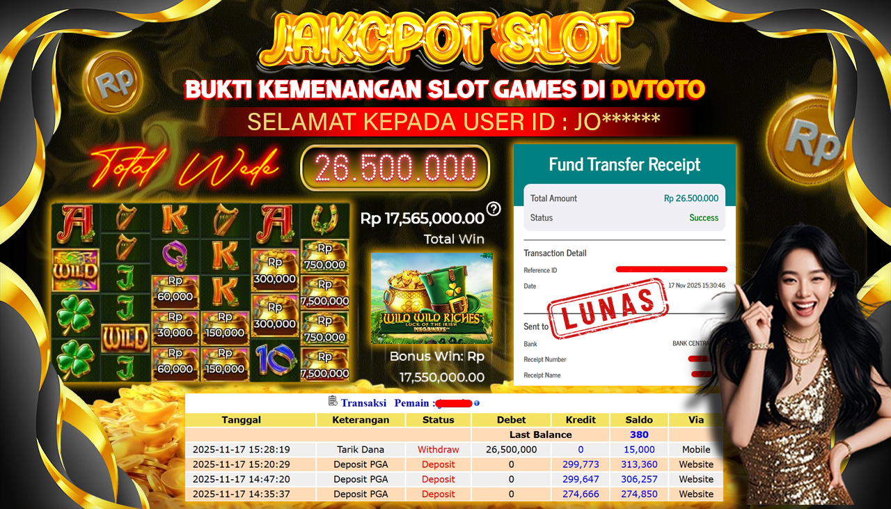 DVTOTO : BUKTI JACKPOT REAL TIME !