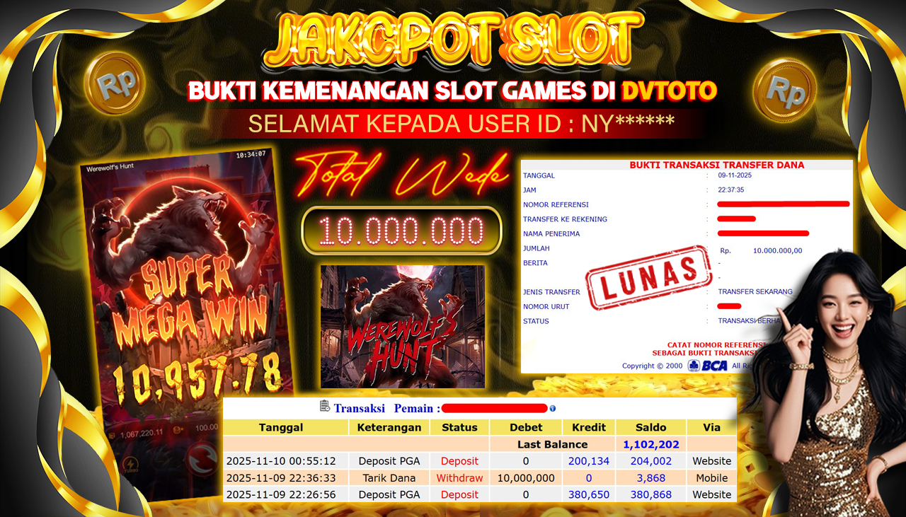 DVTOTO : BUKTI JACKPOT REAL TIME !