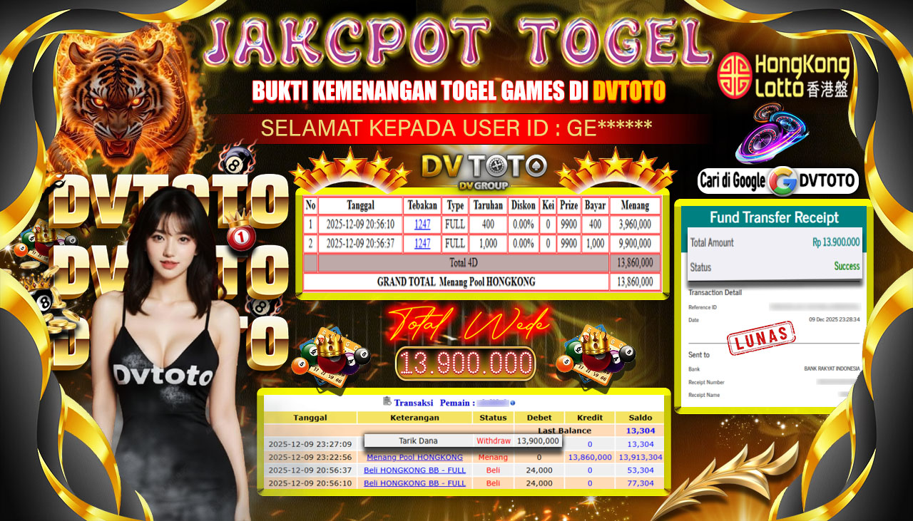 DVTOTO : BUKTI JACKPOT REAL TIME !