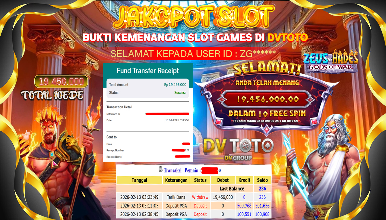DVTOTO : BUKTI JACKPOT REAL TIME !