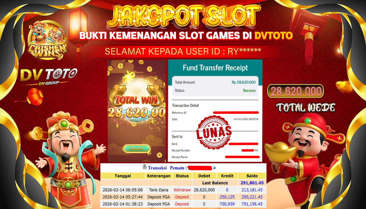 DVTOTO : BUKTI JACKPOT REAL TIME !