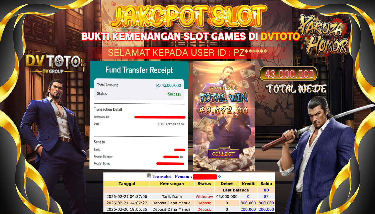 DVTOTO : BUKTI JACKPOT REAL TIME !