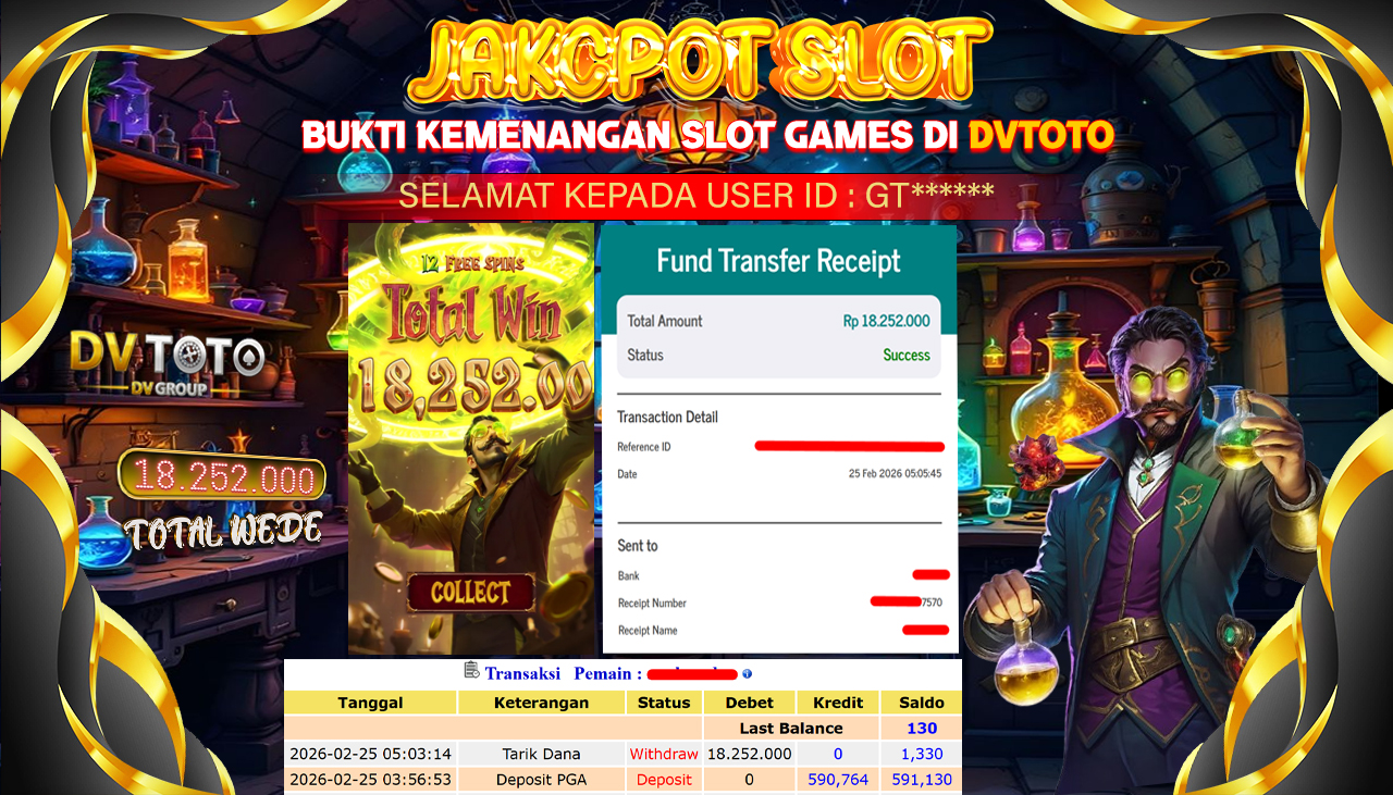 DVTOTO : BUKTI JACKPOT REAL TIME !