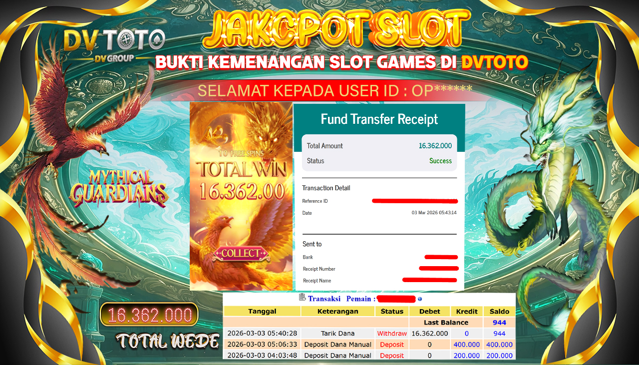 DVTOTO : BUKTI JACKPOT REAL TIME !