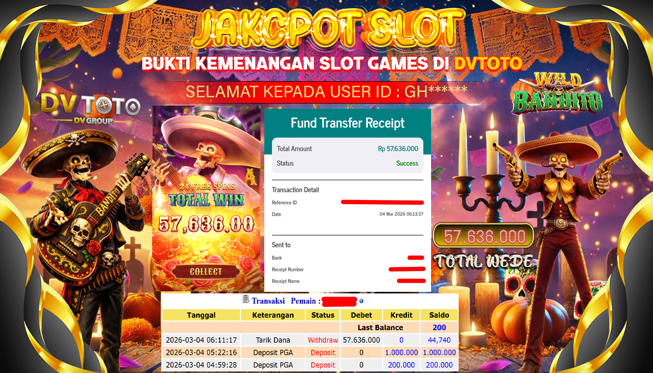 DVTOTO : BUKTI JACKPOT REAL TIME !