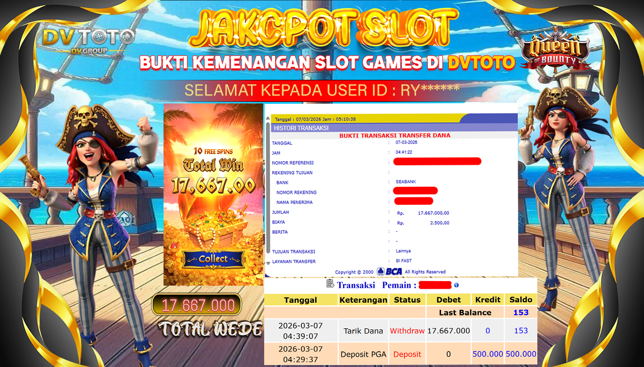 DVTOTO : BUKTI JACKPOT REAL TIME !