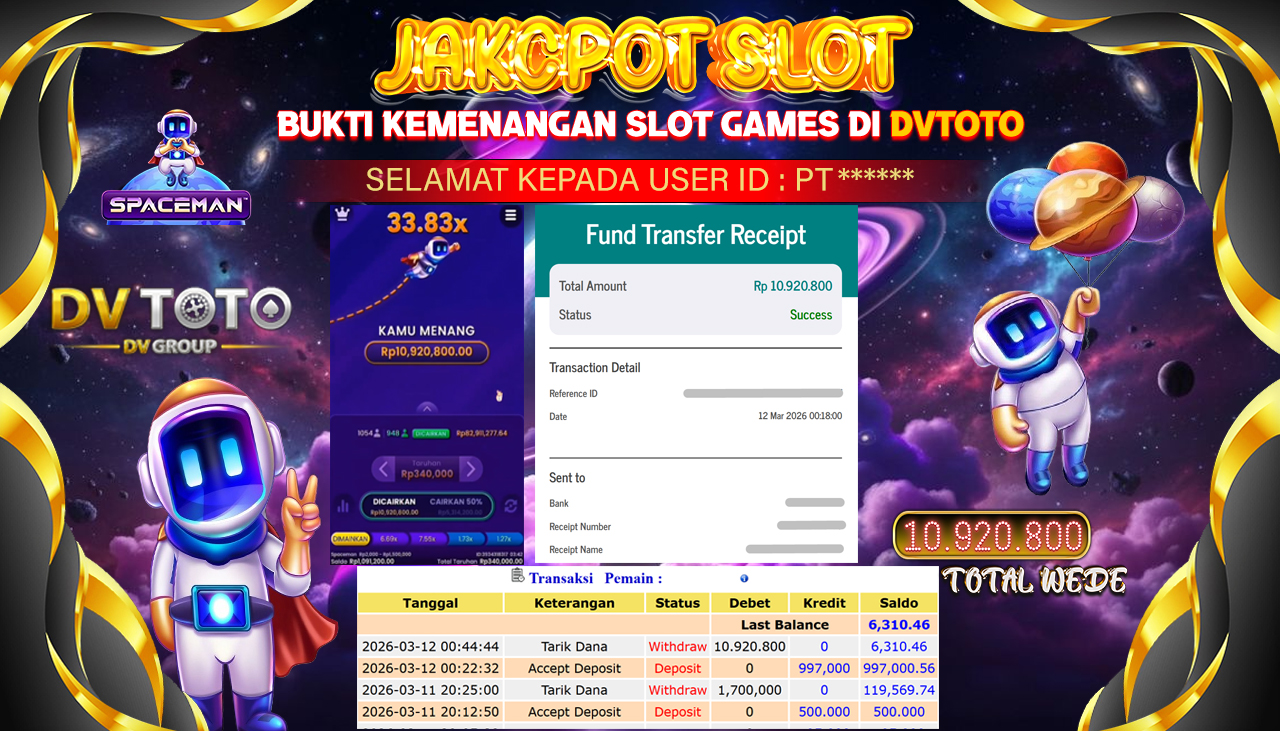 DVTOTO : BUKTI JACKPOT REAL TIME !