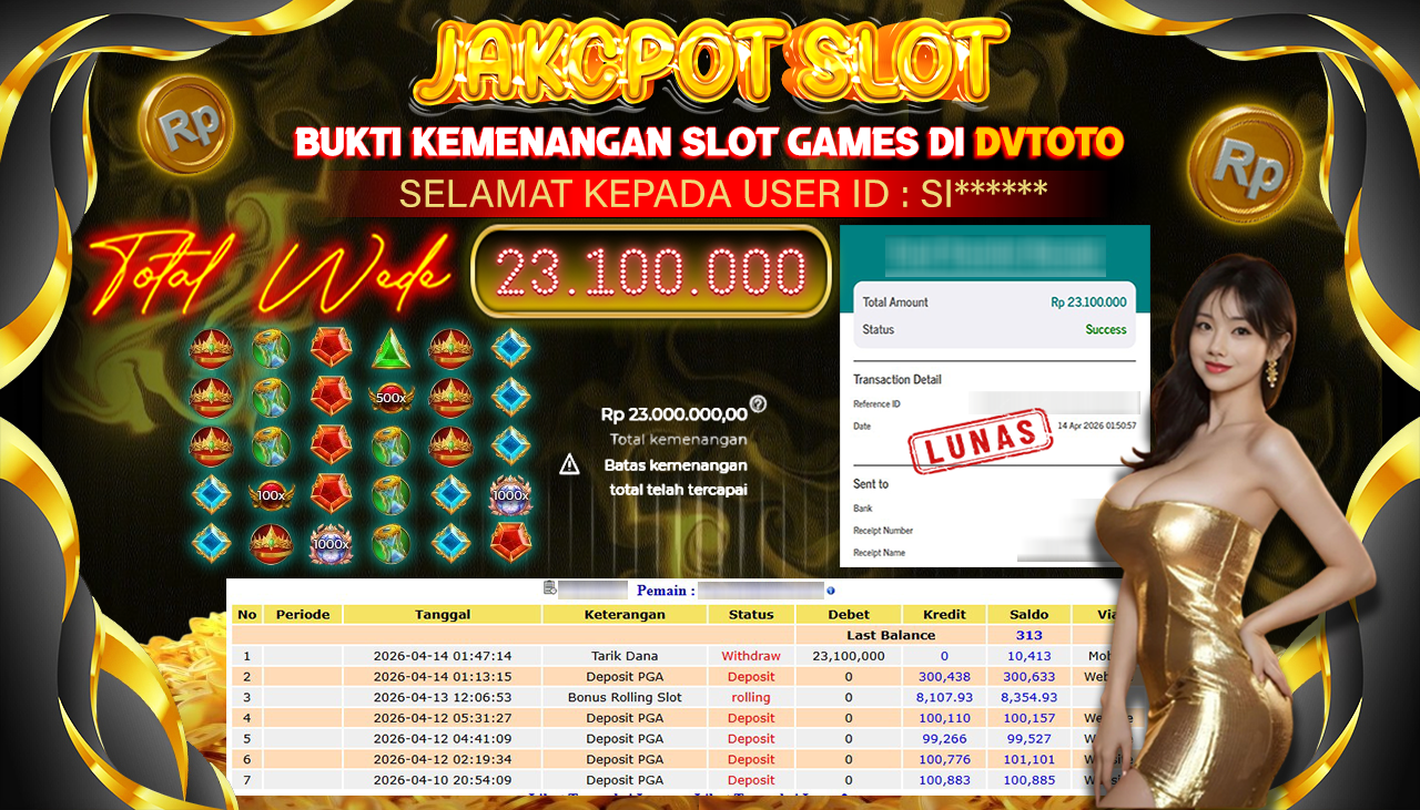 DVTOTO : BUKTI JACKPOT REAL TIME !